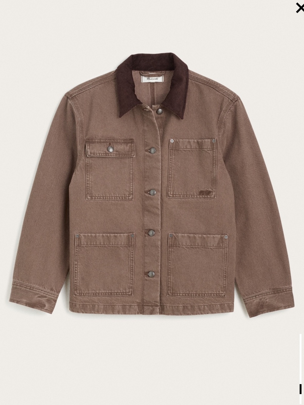 Brown denim jacket